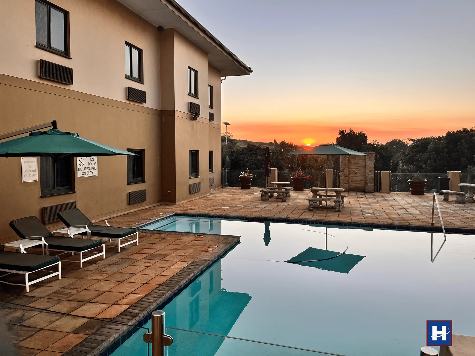Swimming pool at Hampshire Hotel Ballito